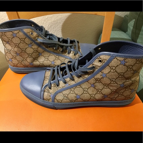 Gucci Other - SOLD Authentic Gucci GG blue supreme star sneakers